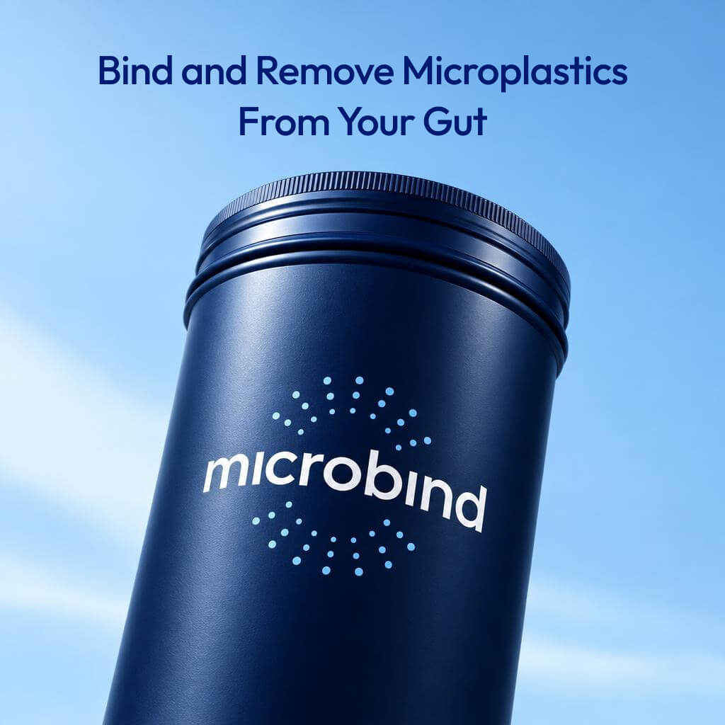 Bind and remove microplastics from your gut — microBIND MB01™